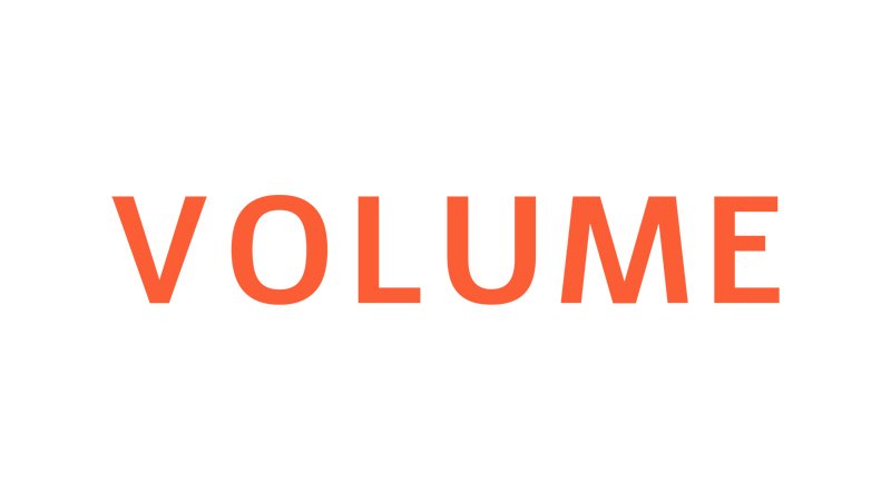 Volume logo.